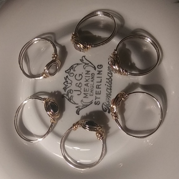 Custom Gold/Silver Wire Wrap Rings - Picture 5 of 7